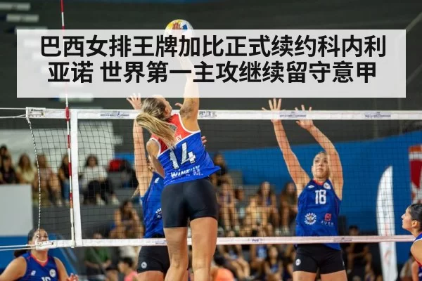 巴西女排王牌加比正式续约科内利亚诺 世界第一主攻继续留守意甲